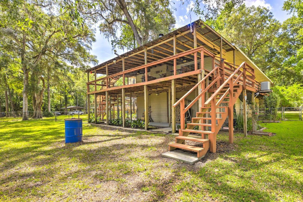 Charming Abode With Dock On The Suwannee River Bell Exterior photo